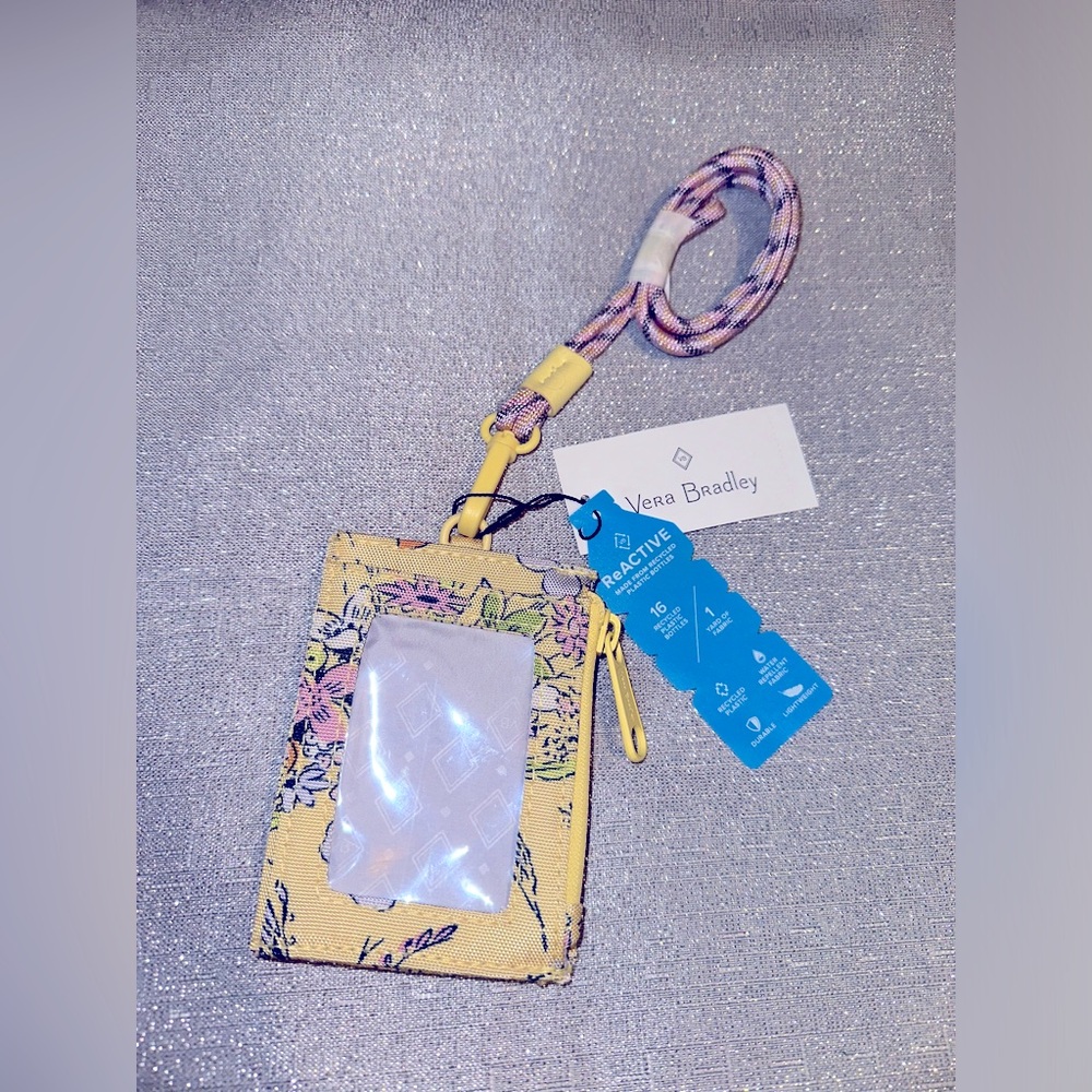 NWT Vera Bradley lanyard card case